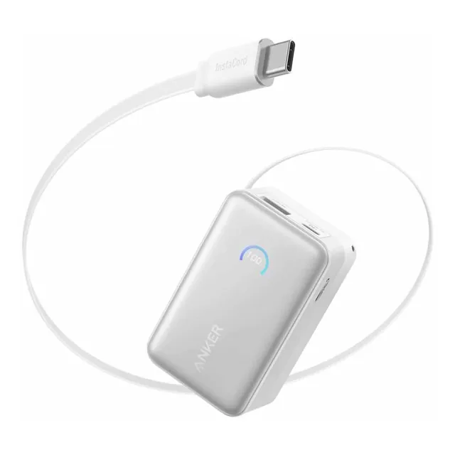 Anker Nano Power Bank, 10.000 Wireless Charging Battery 45W, with USB-C