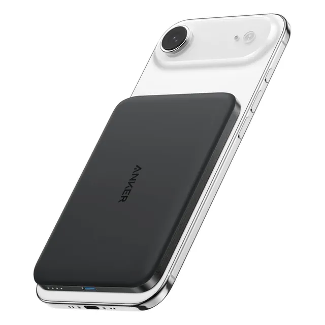 Anker Nano Power Bank, Ultra-Slim 5.000mAh Magnetic Wireless Charging Battery