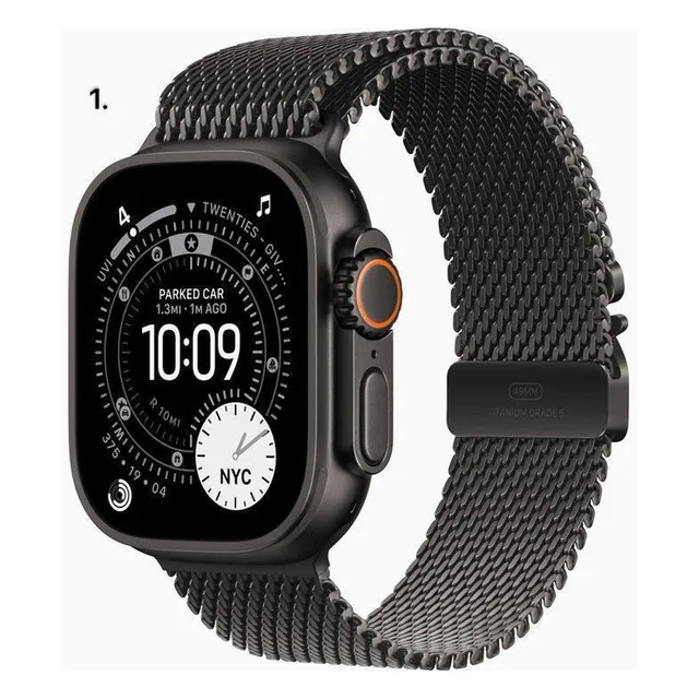 Apple Watch Ultra 3 49mm Black Ti Black TML M