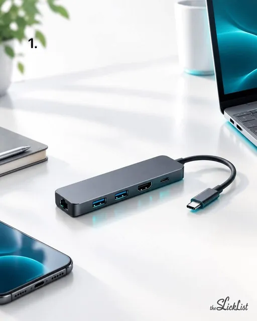 Anker Ultra Compact Hub USB-C (6in1, 4K HDMI,1Gbps)