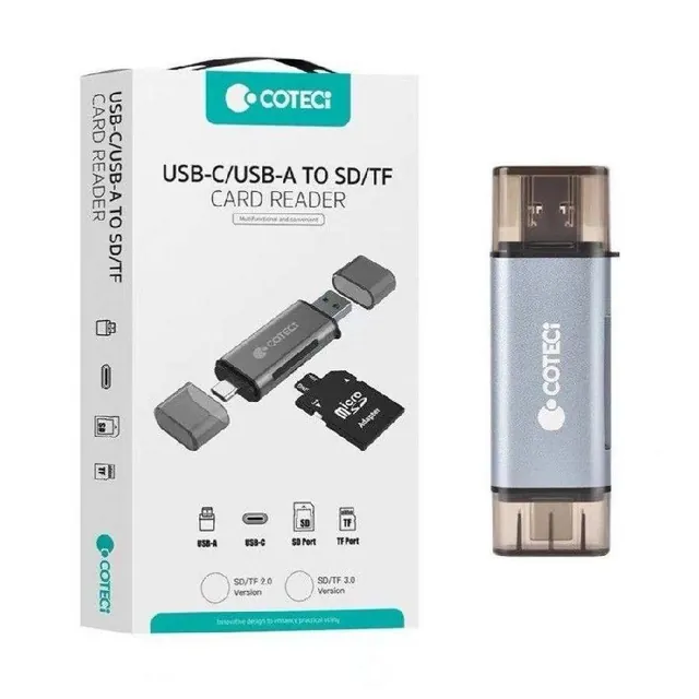 USB-C/USB-A to SD/TF CARD RIDER