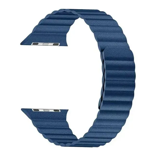 Watchband for Apple Watch Santa Barbara Microfiber Leather+Magnetic MILTNVY 42/44/45