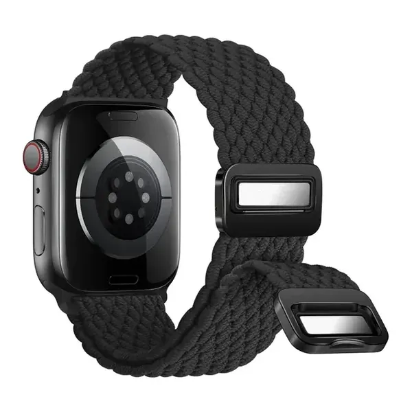 WAVE Silicone Magnetic Watch Strap (Dark \Black) 42\44\45\46\